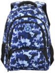 ECADA Ghiozdan scoala Ecada 61496, 4 compartimente, 46 x 32 x 18 cm, Motiv Camuflaj (61496)