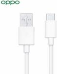 OPPO Кабел Oppo DL143, от USB-A(м) към USB-C(м), 1m, 30W, бял (DL143)