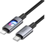 hoco. USB 2.0 Type C Lightning Töltő/adat Fekete 1.2m U144_C_L_B (U144_C_L_B)