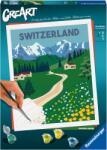 Ravensburger Set de pictat după numere Ravensburger CreArt - Alpii Elvețieni (23536)