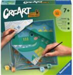 Ravensburger Set de pictat după numere Ravensburger CreArt - Crocodil fermecător (Do it together) (25865)