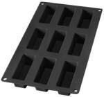 Lékué Silicone Financier Mould szilikon süteményforma 20db Fekete LK880605 (LK880605)