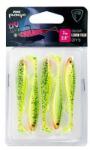  FOX RAGE Fox Rage Slick Shad Ultra UV 7cm Lemontiger x 5