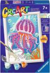 Ravensburger Set de pictat după numere Ravensburger CreArt - Meduză colorată (12023253)