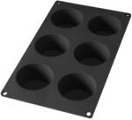 Lékué Silicone Muffins Mould szilikon muffin sütőforma 6 db Fekete LK880780 (LK880780)