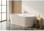 Rune Cada acril freestanding Rune Esir alb 170x75 cm model riflaj (5940541335771)