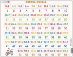 Larsen Puzzle educațional Larsen din 58 piese - Scădere din 1 până la 65 (AR7) Puzzle