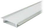 V-TAC Profil aluminiu pentru bandă LED, montat încastrat, 2000 x 40 x 10 mm, argintiu, SKU-24101 (SKU-24101)