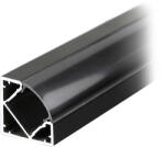 V-TAC Profil aluminiu pentru banda led 2m 19mm x 19mm - negru, SKU-2877 (SKU-2877)