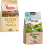 Purizon 2x400g Purizon száraz macskatáp vegyes próbacsomagban - Bárány & hal + csirke & hal