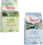Purizon 2x400g Purizon száraz macskatáp vegyes próbacsomagban - Bárány & hal + hal