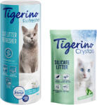  Tigerino 5 l Tigerino Crystals Aloe Vera macskaalom + 700 g Tigerino Refresher friss illat szagtalanító alomhoz