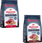 Rocco 2x1kg Rocco Mealtime bárány, marha száraz kutyatáp vegyes próbacsomagban