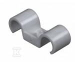 Rawlplug Plastic holder for installation tubes, double, floor, reinforced PA, diameter 25 mm R-SC40-PCD-25