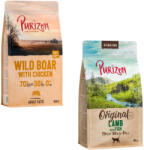 Purizon 2x400g Purizon száraz macskatáp vegyes próbacsomagban - Bárány & hal + vaddisznó & csirke