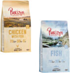 Purizon 2x400g Purizon száraz macskatáp vegyes próbacsomagban - Csirke & hal + hal