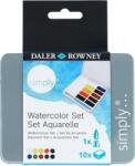 Daler-Rowney Watercolor Set de vopsele acuarela Mix 10 Bucăți (<![CDATA[134500014]]>)