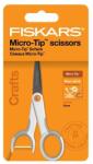 Fiskars Foarfece, universale, cu strat antiaderent, 13 cm, FISKARS "MicroTip Titanium", albe
