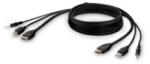 Belkin F1DN1CCBL KVM kábel Fekete 3 M (F1DN1CCBL-HH10T)