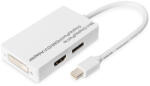 ASSMANN DB-340509-002-W video átalakító kábel 0, 2 M Mini DisplayPort DVI-D Fehér (DB-340509-002-W) - compzone