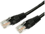 TB Patch cable cat. 6 RJ45 UTP 1m. black - pack of 10 (AKTBXKS6U100B10)