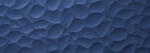 Love Ceramica Dekorcsempe, Love Genesis Leaf Deep Blue Matt 35x100 cm - mozaikkeramia