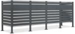 CoverTech Carcasă pentru 4 pubele de 120l sau 240l Halen CoverTech antracit (CT087)