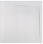 Wellia Wellis Ergo Nova kőhatású műmárvány zuhanytálca 120x90 cm, fehér WC00577 (WC00557)