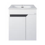 TMP cabinets VISION 55 fali függesztett fürdőszobai bútor - SKY E-8099-55 porcelán mosdóval - 55 x 46 cm (83401310) - stuxi