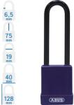 ABUS 76/40HB75 LOTO munkavédelmi kizáró lakat - Lila (10084830-01)