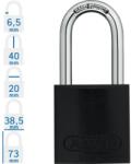 ABUS 72/40HB40 LOTO hosszúkengyelű munkavédelmi kizáró lakat - Fekete (10043960-01)