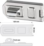 ABUS 140/120 biztonsági lakatpánt Diskus lakatokhoz (10033716-01)
