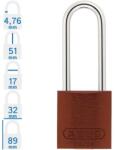 ABUS 72/30HB50 Főkulcsos rendszerű LOTO hosszúkengyelű munkavédelmi kizáró lakat - Barna (10001824-01)