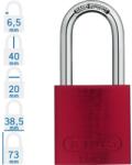 ABUS 72/40HB40 LOTO hosszúkengyelű munkavédelmi kizáró lakat - Piros (10043608-01)