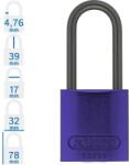 ABUS 72AS/30HB38 Főkulcsos rendszerű LOTO munkavédelmi kizáró lakat - Lila (10087450-01)