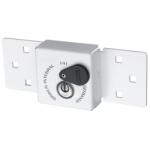 ABUS 141/200 + 26/70 lakatpánt, beépített lakattal - Fehér (10050655-01)