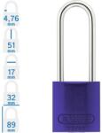 ABUS 72/30HB50 Főkulcsos rendszerű LOTO hosszúkengyelű munkavédelmi kizáró lakat - Lila (10001820-01)