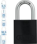 ABUS 72/40 Főkulcsos rendszerű LOTO munkavédelmi kizáró lakat - Fekete (10043959-01)