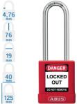 ABUS 74BS/40HB75 Főkulcsos rendszerű LOTO munkavédelmi kizáró lakat - Piros (10079584-01)