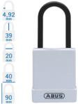 ABUS 76PS/40 LOTO munkavédelmi kizáró lakat - Fehér (10084813-01)