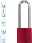 ABUS 72/40HB75 LOTO hosszúkengyelű munkavédelmi kizáró lakat - Piros (10018691-01)