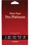 Canon Photo Paper Pro Platinum PT-101, PT-101, fotópapír, fényes, 2768B014, fehér, 10x15cm, 4x6", 300 g/m2, 50 db, tintasugaras