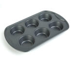Baker's Secret Baker’s Secret Classic Line 6 darabos muffin sütőforma - 31, 3 x 18, 6 x 3, 6 cm (BS10006) (BS10006)