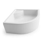 Favorit STEP MAGASÍTOTT zuhanytálca íves - szaniter akril - 90 x 90 x 32 cm (AL935)