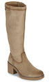 Refresh Magas sarkú csizmák 173037-BEIGE Bézs 36