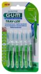 GUM + Swissdent G. U. M. Trav-ler fogköztisztító kefe, 1, 1 mm, 6x (zöld)