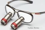 UNIVET GALILEAN BINOCULARS LOUPES TTL 3.0X400 PRO HD ITA 56-16 / Brown Endura