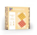 Connetix mágneses építőjáték (pasztell) - Lemon & Peach Base Plate Pack (2 db)