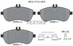 TEXTAR Fékbetét készlet TEXTAR 2430681 for MERCEDES-BENZ (2430681)
