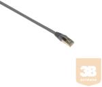 Excel 20m F/FTP CAT6a patch kábel SZÜRKE (100-543) EXCEL